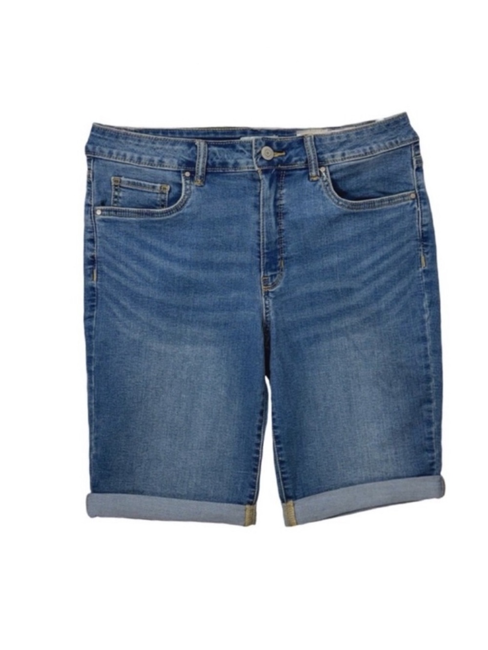 Croft & Barrow Bermuda Denim Shorts